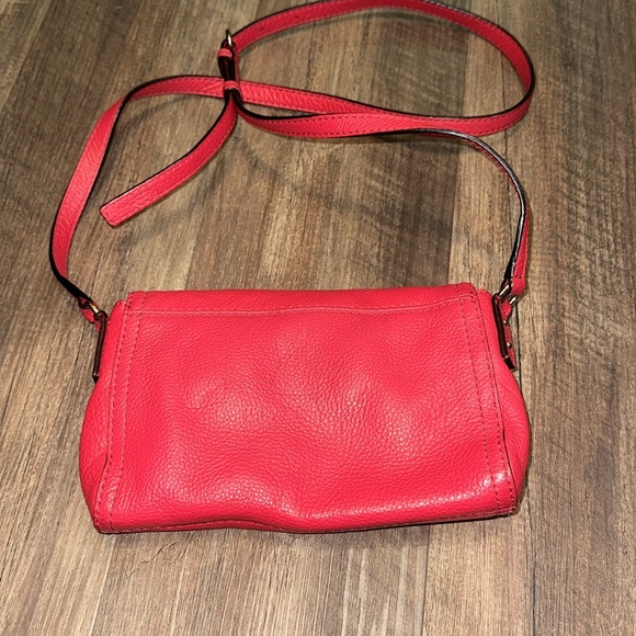 Kate Spade hot pink pebbled leather cobbled hill Carson purse - Picture 6 of 6